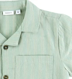 Name It Skjorte k/æ - NmmHalom - Slate Gray