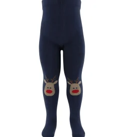 Name It Strømpebukser - NmfVichristmas - 2-pak - Dark Sapphire/J