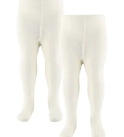 Name It Strømpebukser - Noos - Rib - NknPantyhose - 2-pak - Whit