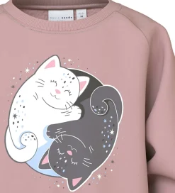 Name It Sweatshirt - NmfVenus - Keepsake Lilac/Yin Yang Cat