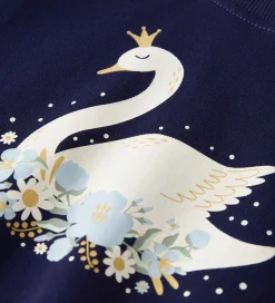 Name It Sweatshirt - NmfVenus - Beacon Blue/Princess Swan