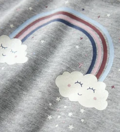 Name It Sweatshirt - NmfVenus - Grey Melange/Rainbow Clouds