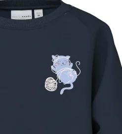 Name It Sweatshirt - NmfVenus - Navy Blazer/Cat Yarn
