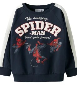 Name It Sweatshirt - NmmObert - Spiderman - Navy Blazer