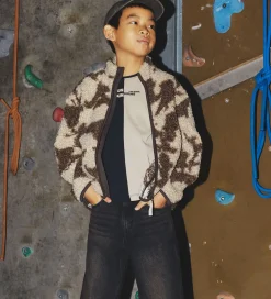 Name It T-shirt - NkmOzzi - Sort/Beige