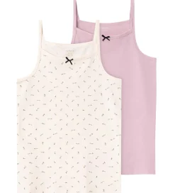 Name It Undertrøje - Noos - NkfStrap Top - 2-pak - Buttercream