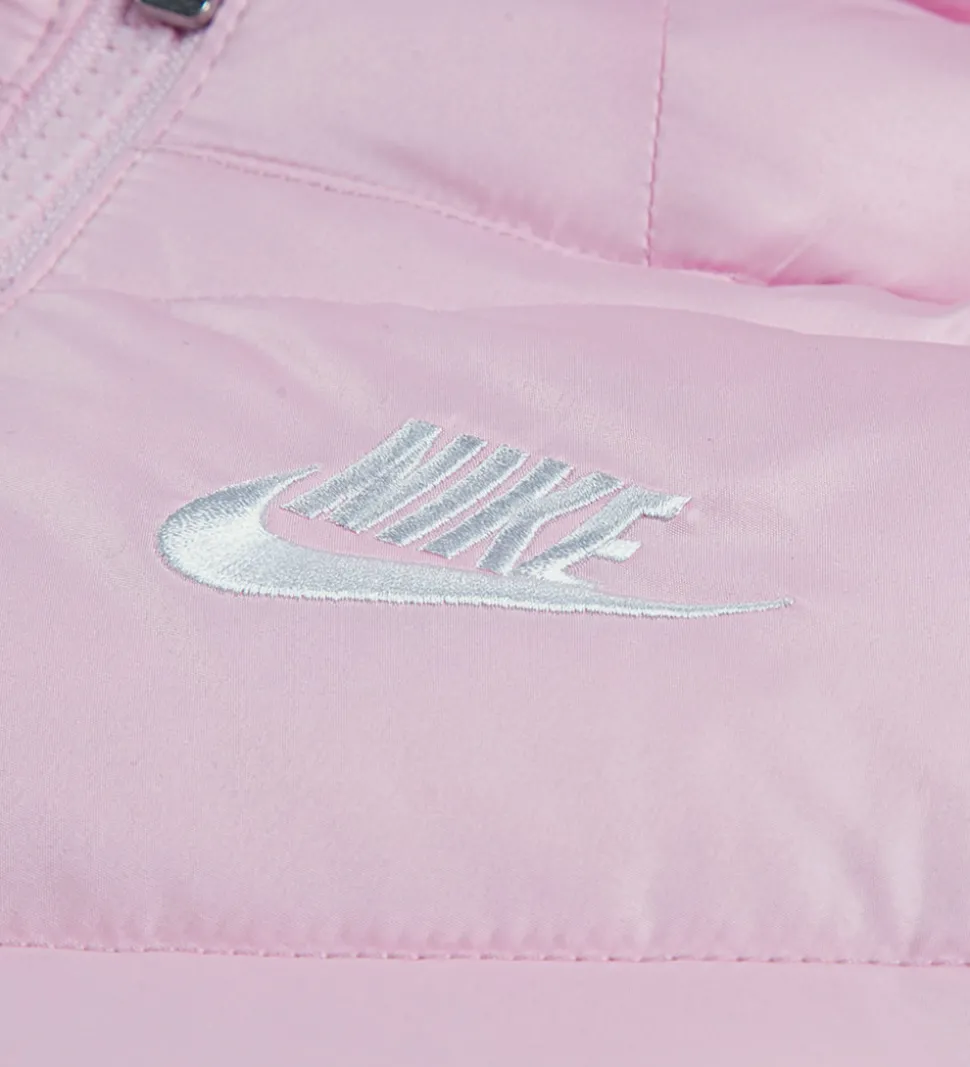 Nike Dynejakke - Puffer - Pink Foam
