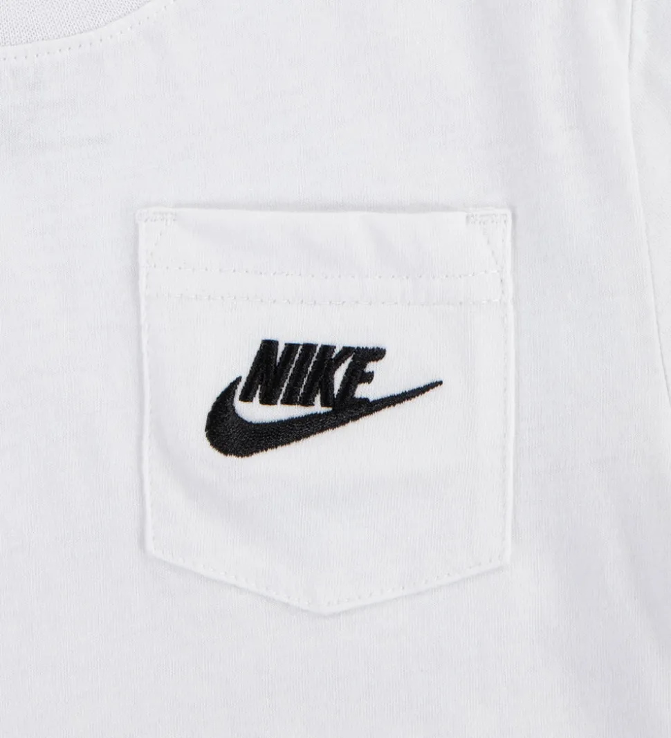 Nike Shortssæt - T-shirt/Shorts - Parachute Beige