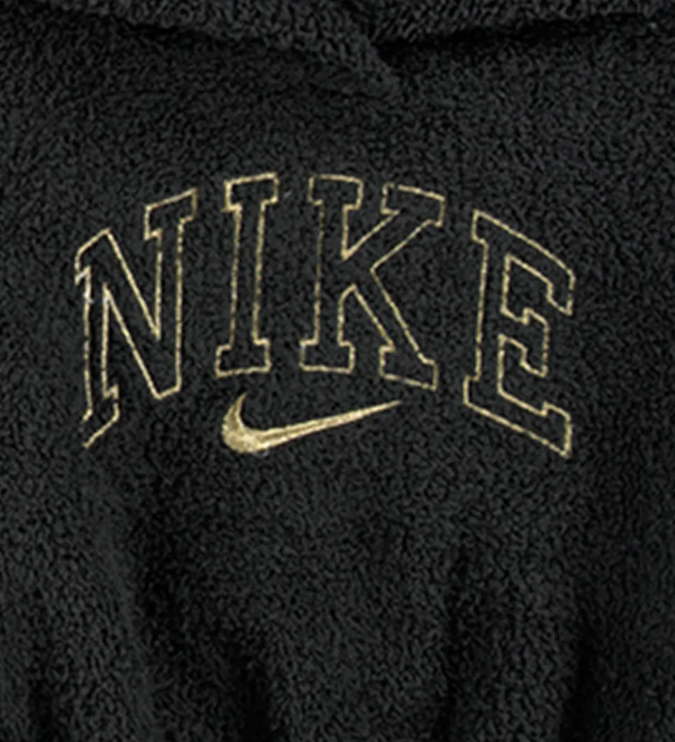 Nike Sæt - Hættetrøje/Bukser - Sort/Gold