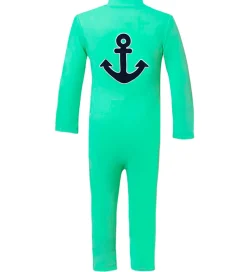 Petit Crabe Badeheldragt - Lou - UV50+ - Parrot m. Anker