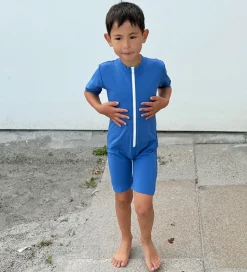 Petit Crabe Badeheldragt - Noe - UV50+ - Sapphire m. Kanin