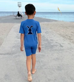 Petit Crabe Badeheldragt - Noe - UV50+ - Sapphire m. Kanin