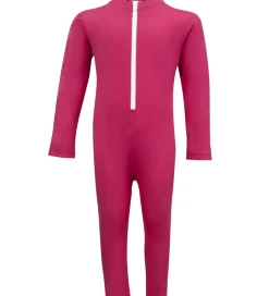 Petit Crabe Badeheldragt - Lou - UV50+ - Mulberry m. Kanin