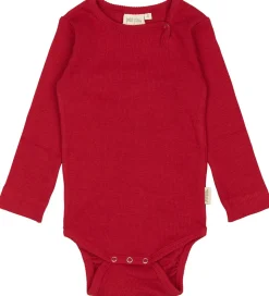 Petit Piao Body l/æ - Rib - Modal - Jet Red