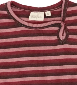 Petit Piao Body l/æ - Rib - Modal - Biking Red Multistripe