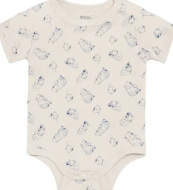 Pippi Baby Bodyer k/æ - 4-pak - Flint Stone