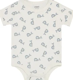 Pippi Baby Bodyer k/æ - 4-pak - Flint Stone