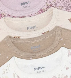 Pippi Baby Bodyer k/æ - 4-pak - Violet Ice