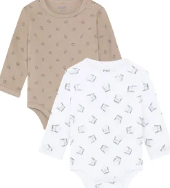 Pippi Baby Bodyer l/æ - 4-pak - Rainy Day