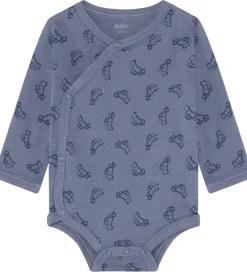 Pippi Baby Slå-om Bodyer l/æ - 4-pak - Flint Stone