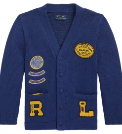 Polo Ralph Lauren Cardigan - Strik - Royal Combo