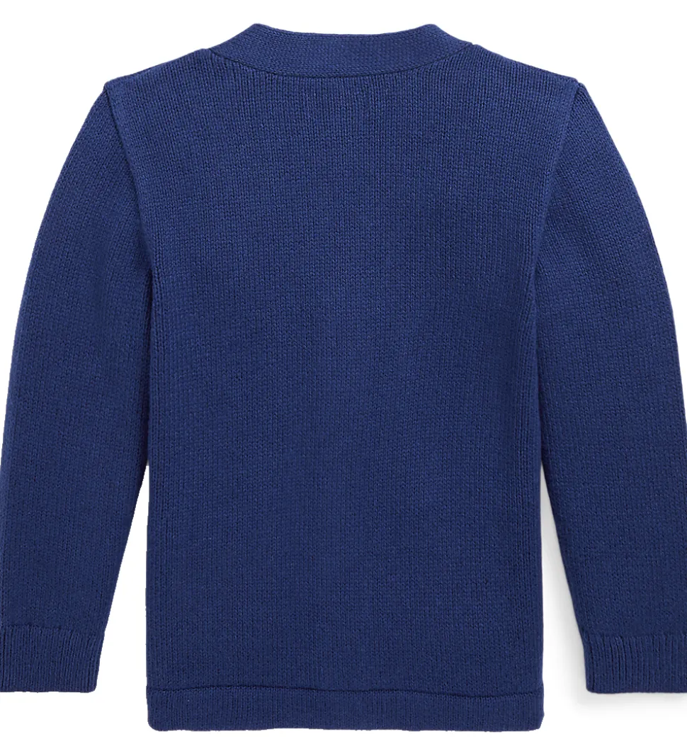 Polo Ralph Lauren Cardigan - Strik - Royal Combo