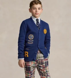 Polo Ralph Lauren Cardigan - Strik - Royal Combo