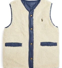 Polo Ralph Lauren Dunvest m. Fleece - Vendbar - Navy/Beige