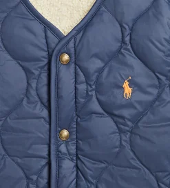 Polo Ralph Lauren Dunvest m. Fleece - Vendbar - Navy/Beige
