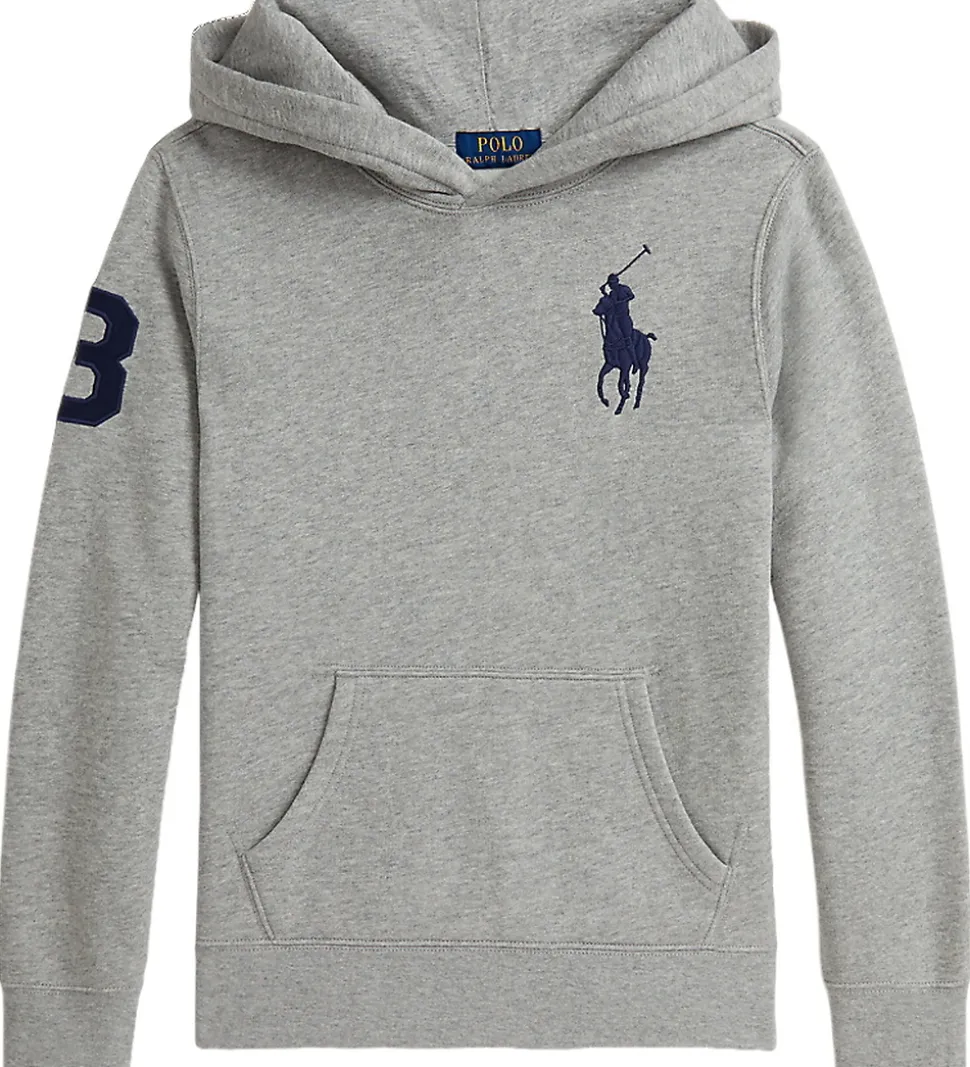 Polo Ralph Lauren Hættetrøje - Andover Heather m. Navy