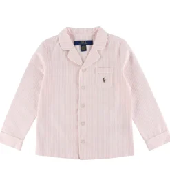 Polo Ralph Lauren Nattøj - Oxford - Bath Pink/White Striped