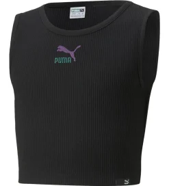 Puma Top - Classic GRL Cropped - Sort