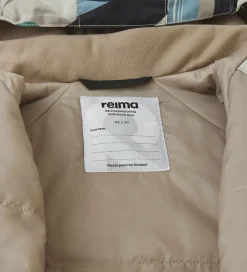 Reima Flyverdragt - Puhuri - Earthy Beige m. Print