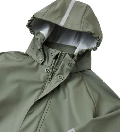 Reima Regntøj m. Seler - Tihku - PU - Greyish Green