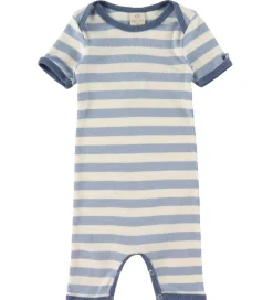 Smallstuff Sommerdragt - Striped - Denim/White