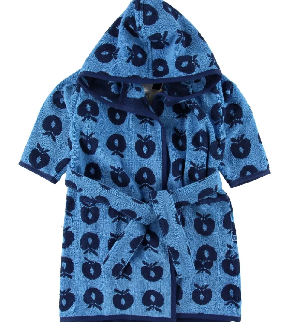 Småfolk Badekåbe - Blue Grotto m. Æbler