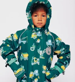 Småfolk Luffer - Evergreen m. Køretøjer