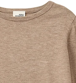 Sofie Schnoor Bluse - Uld - Strik - Vivosy - Deer Melange