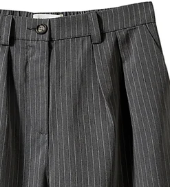 Sofie Schnoor Bukser - Malinasy - Dark Grey Striped