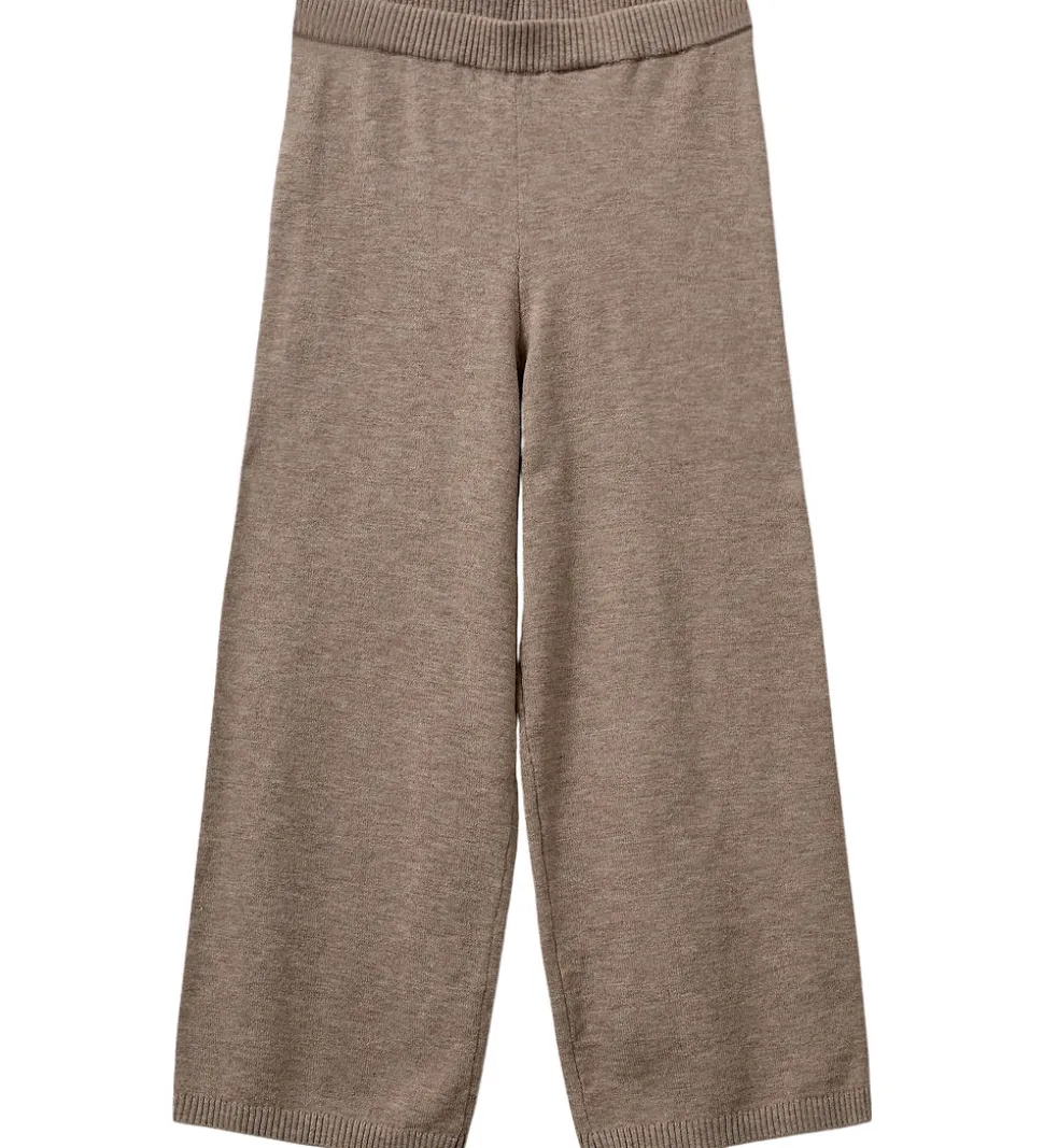 Sofie Schnoor Bukser - Uld - Strik - Lovask - Brunmeleret