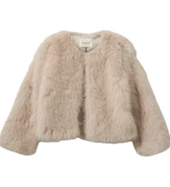 Sofie Schnoor Jakke - Imiteret Pels - FullaSY - Light Grey