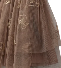 Sofie Schnoor Nederdel - Tyl - Siggysk - Brun m. Glitter