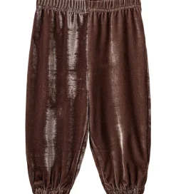 Sofie Schnoor Velourbukser - Carlinasb - Soft Brown