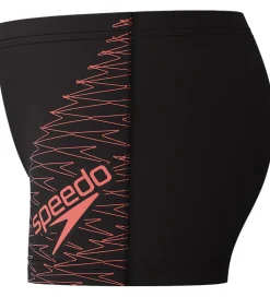 Speedo Badebukser - Medley Logo - Sort m. Rød