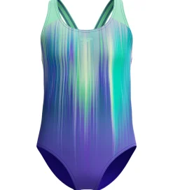 Speedo Badedragt - Digi Placement Splashback - Grøn/Lilla