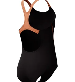 Speedo Badedragt - Medalist - Sort/Fersken