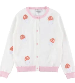 Stella McCartney Kids Cardigan - Strik - Ivory/Rosa