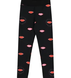 Stella McCartney Kids Leggings - Sort m. Læber
