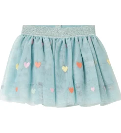 Stella McCartney Kids Tylnederdel - Lyseblå m. Hjerter