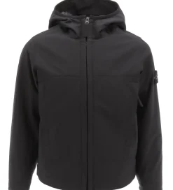 Stone Island Softshelljakke m. Vattering - Sort